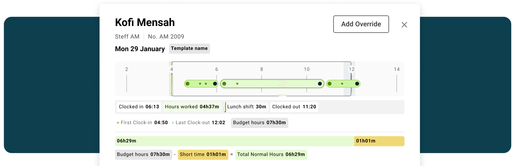 Detailed Employee Timelines for Better Oversigh